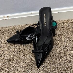 Marc Fisher Black Patent Heels